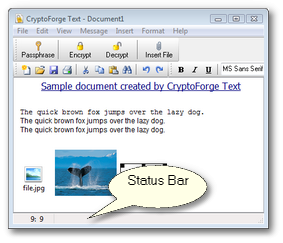 CryptoForge Text
