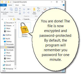 file encrypted